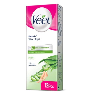 Veet Dry Skin Body Wax Strips Pack