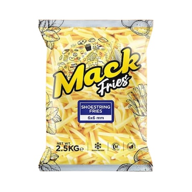 Mack Fries Shoe String 6X6mm 2.5 kg