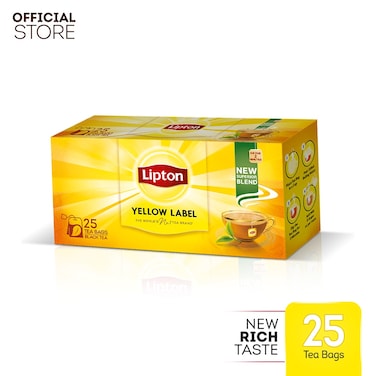 Lipton Yellow Label Tea Bags 50 gr 25 pcs