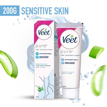 Veet Pure Hair Removal Cream Sensitive 200 gr