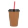 Coffee Cup With Straw