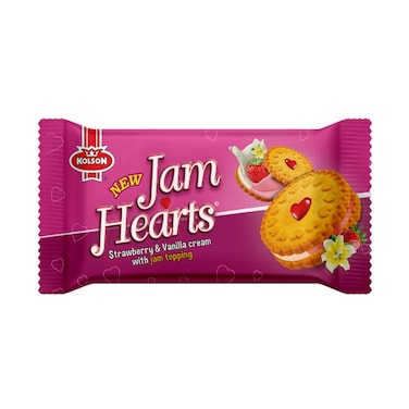 Kolson Jam Hearts Strawberry &amp; Vanila Bar Pack