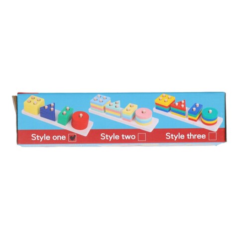 Kid&#39;s Toy Rectangular With Four Sets Of Columns - Geometrical Toy