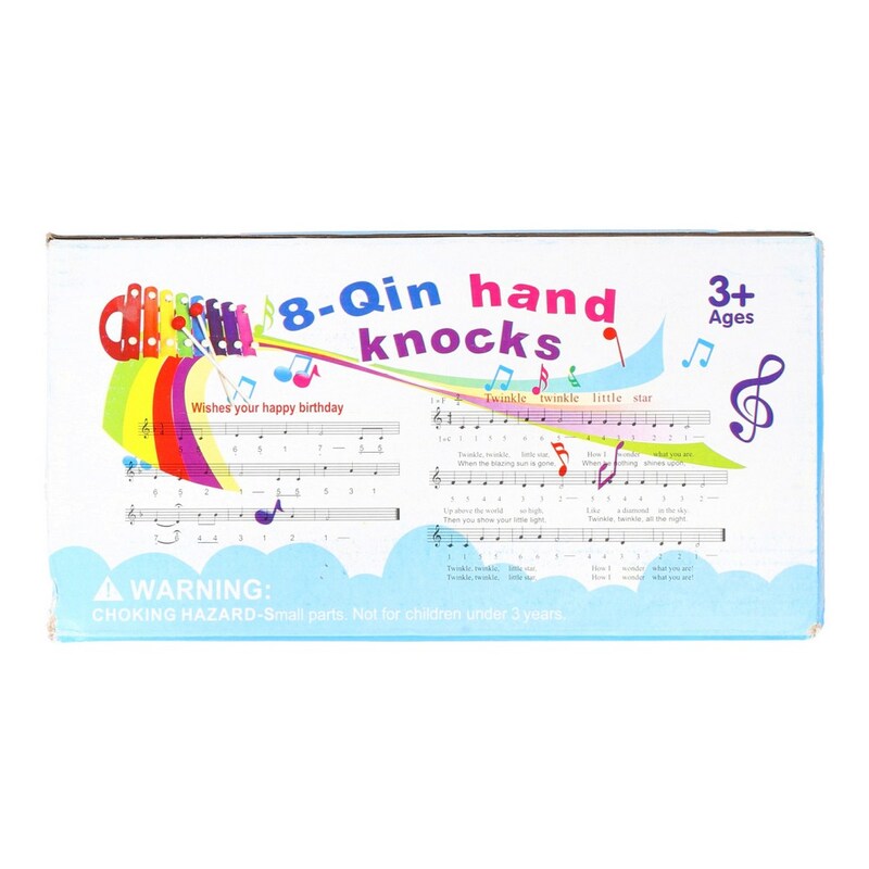 Kid's Toy 8-QIN Hand Knocks Piano 3 + Ages