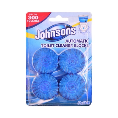 Johnsons Automatic Toilet Cleaner Block 200g (Pack Of 4)