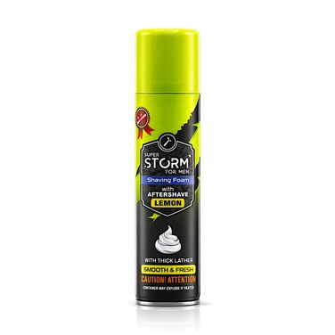 Super Storm Shaving Foam Lemon 200ml