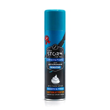 Super Storm Shaving Foam Sensitive 200ml