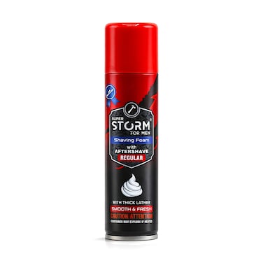 Super Storm Shaving Foam Regular 200ml