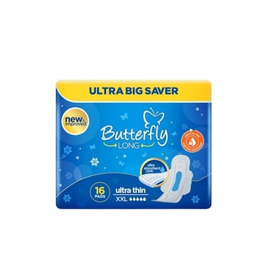 Butterfly Long Individually Packed 16 Ultra Napkins