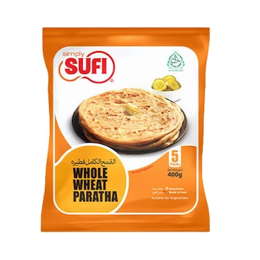 Sufi Whole Wheat Paratha Pack 400 gr
