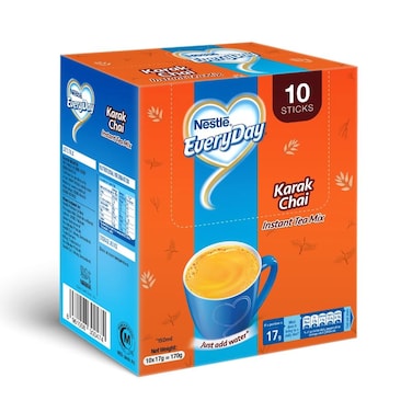 Nestle Everyday 3-In-1 Karak Chai 17g Each (Pack Of 10)
