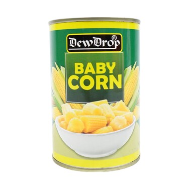 Dewdrop Baby Corn Tin 380 gr