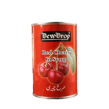 Dewdrop Red Cherry In Syrup 350 gr