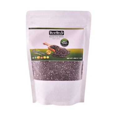 Dewdrop Chia Seeds Black Pure And Natural 250 gr