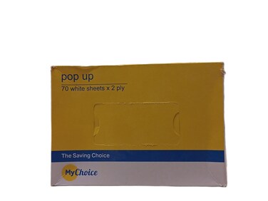 My Choice Pop Up 2 Ply 70 Sheets