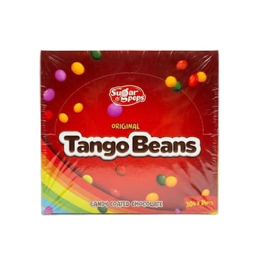 Suger Pop Beans Choco Tube 30g (Pack Of 24)