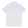 LA Collection Men Basic Polo T-Shirt White Large