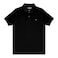 LA Collection Men Basic Polo T-Shirt Black X Large