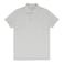 LA Collection Men Basic Polo T-Shirt Heather Grey Large