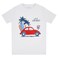 LA Collection Boys Printed T-Shirt White 11-12 Years