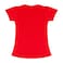 LA Collection Girls Printed T-Shirt Red 9-10 Years