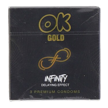 OK Gold Infinity 3 Premium Condoms