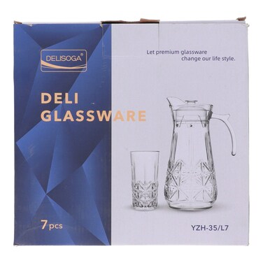 Delisoga Glassware Set 7 Pcs