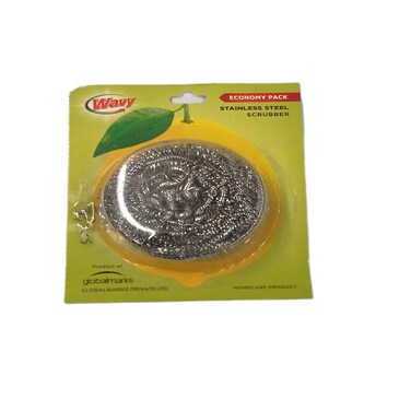 Wavy Stainless Steel Scrubber Economy Pack