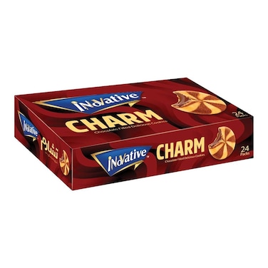 Innovative Charm Chocolate Filled Delicious Cookies 11.5g (Pack Of 24)
