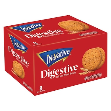 Innovative Digestive Wheat Biscuits Mini Half Roll 54g (Pack Of 8)