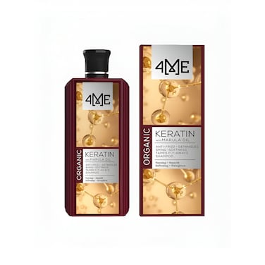 4ME Organic Keratin Shampoo for Nourished &amp; Strengthened Hair 400ml