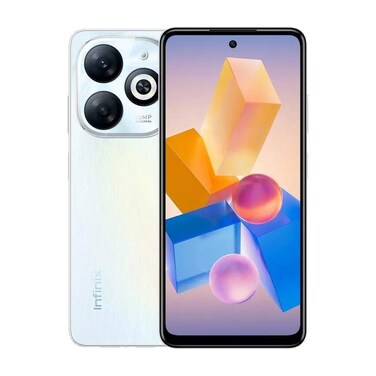 Infinix Smart 8 Pro Smartphone 4GB RAM 128GB ROM Galaxy White