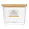 Limon Kitchen Ware Glass Container With Wooden Lid 920ml