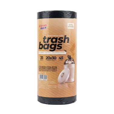Clean Max Trash Bag 20X30 35Pcs