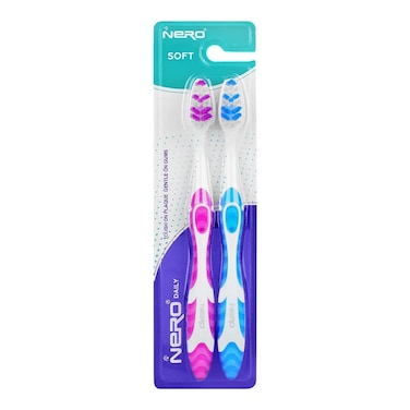 Nero Daily Soft Toothbrush Twin Pack K-407