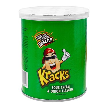 Kracks Sour Cream &amp; Onion Chips 45 gr
