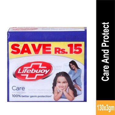 Lifebuoy Care Trio C12 130 gr (Pack of 3)