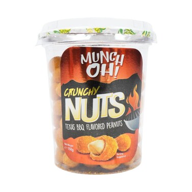Munch Oh Crunchy Nuts Texas Bbq Peanuts 150 gr