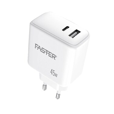 Faster PD-45W USB-C Super Fast Charging Wall Charger