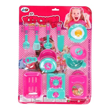 Kid's Toy Girl's Kitchen Set 3+ Ages