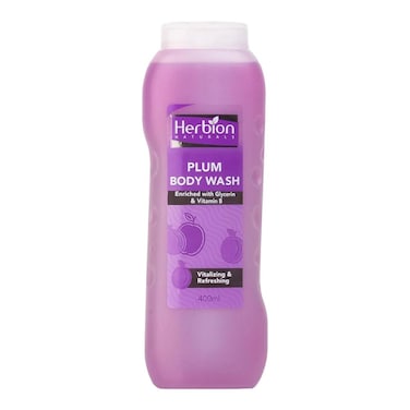 Herbion Naturals Vitalizing &amp; Refreshing Plum Body Wash 400ml