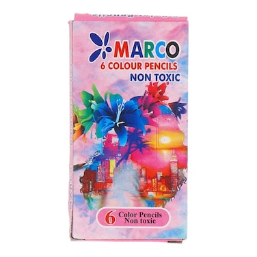 Marco Colour Pencils 6 Pcs