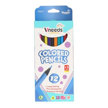 Vneeds Colored Pencils 12 Colors