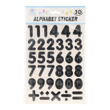 Alphabet 3D Sticker
