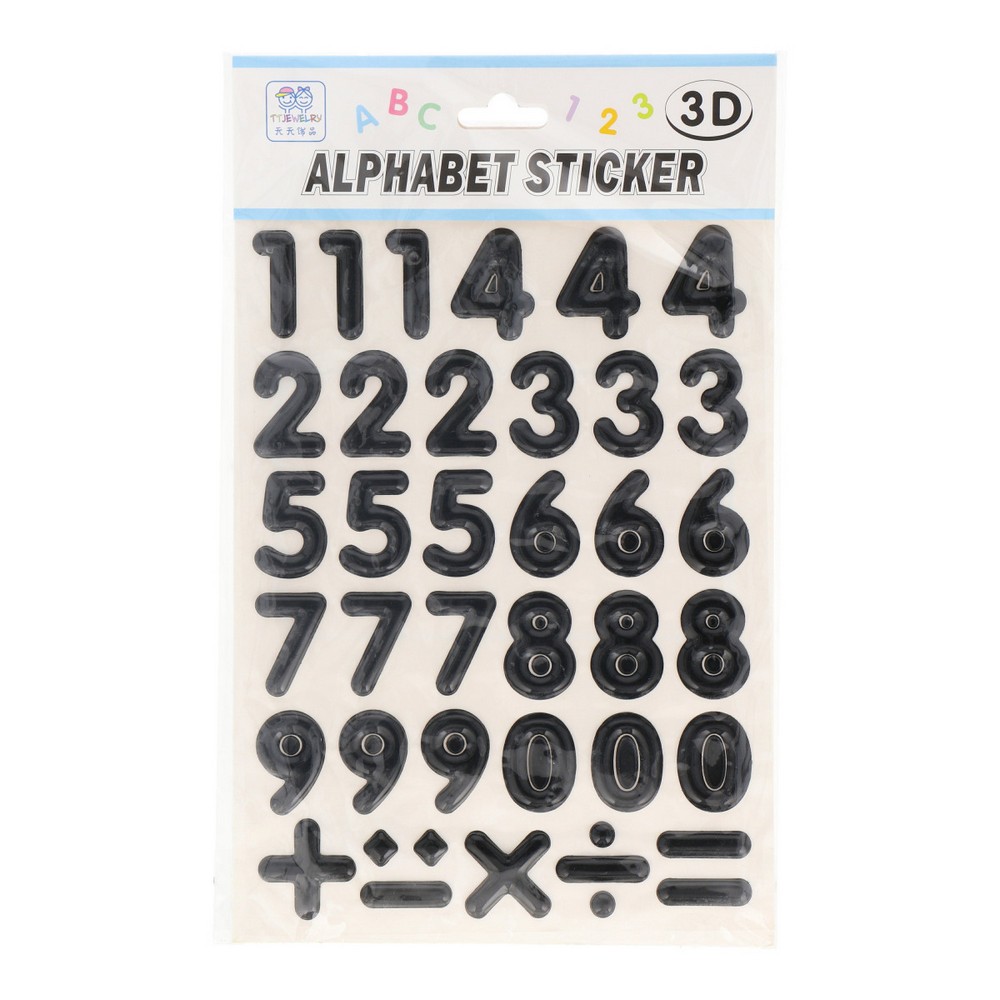 Alphabet 3D Sticker