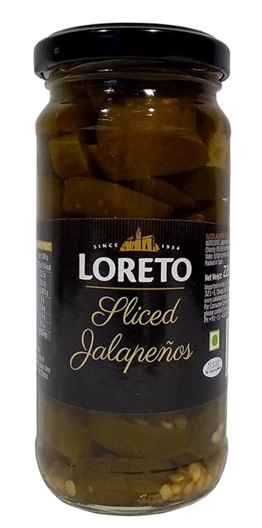 Loreto Sliced Jalapenos 220 gr