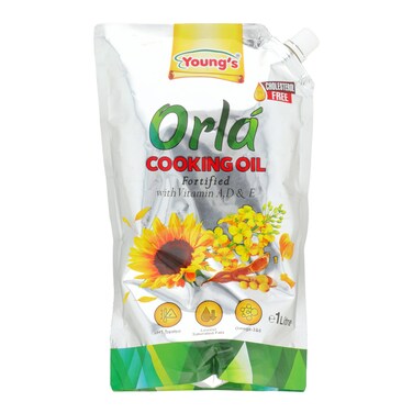 Young's Orla Cooking Oil Standing Pouch 1 Litre