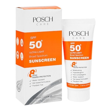 Posch Care Ultra Light Broad Spectrum Sunscreen SPF50+ 60ml