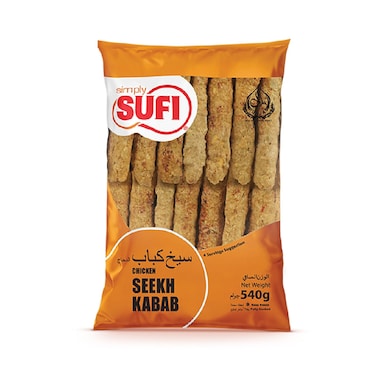 SUFI SEEKH KABAB POLYBAG 540GM