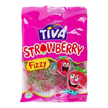 Tiva Strawberry Fizzy Jelly 80 gr